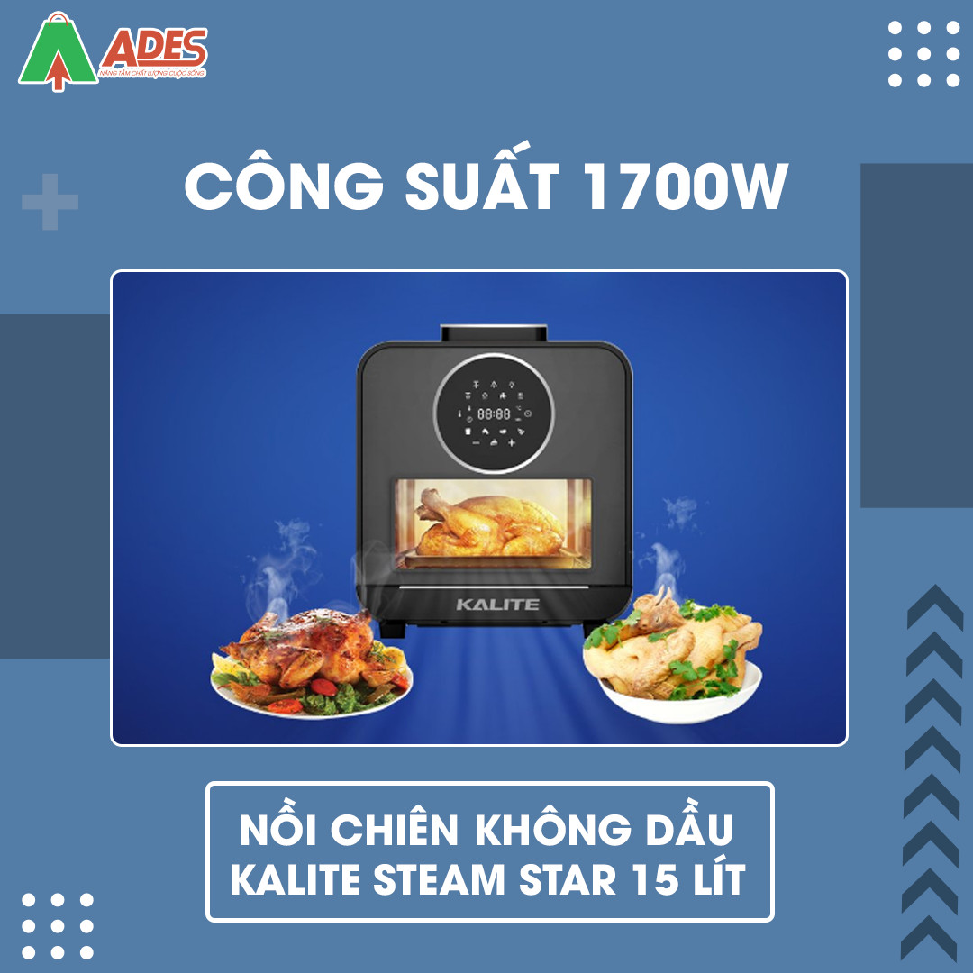 Kalite Steam Star co cong nghe chien hoi nuoc thong minh